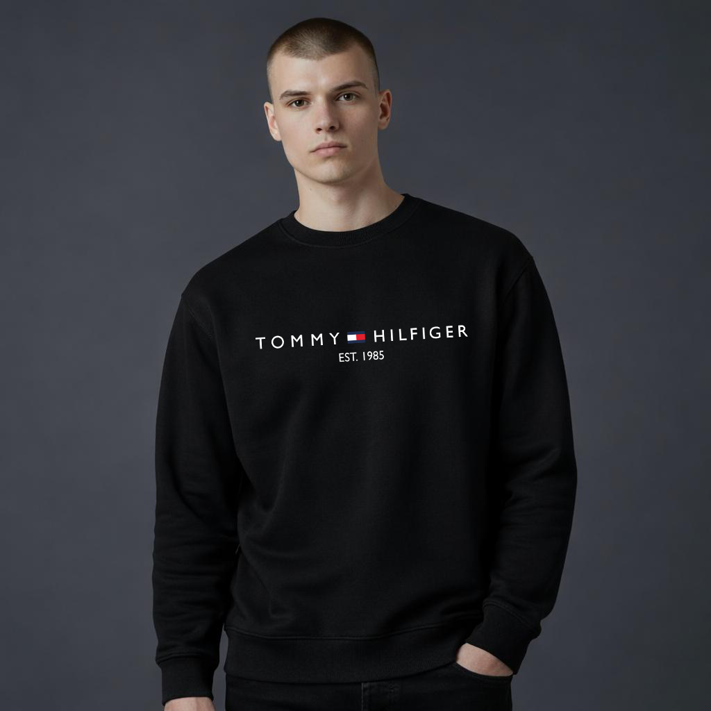 Суитшърт с Дълъг Ръкав – 50% Памук 50% Полиестер | Regular Fit