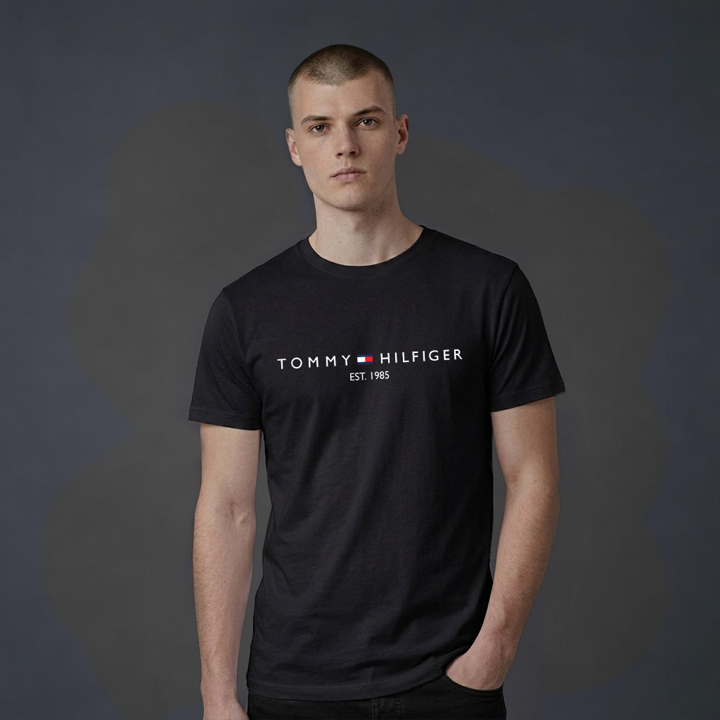 T-shirt Tommy Hilfiger – EST. 1985 logo flagi | Bawełna | Unisex